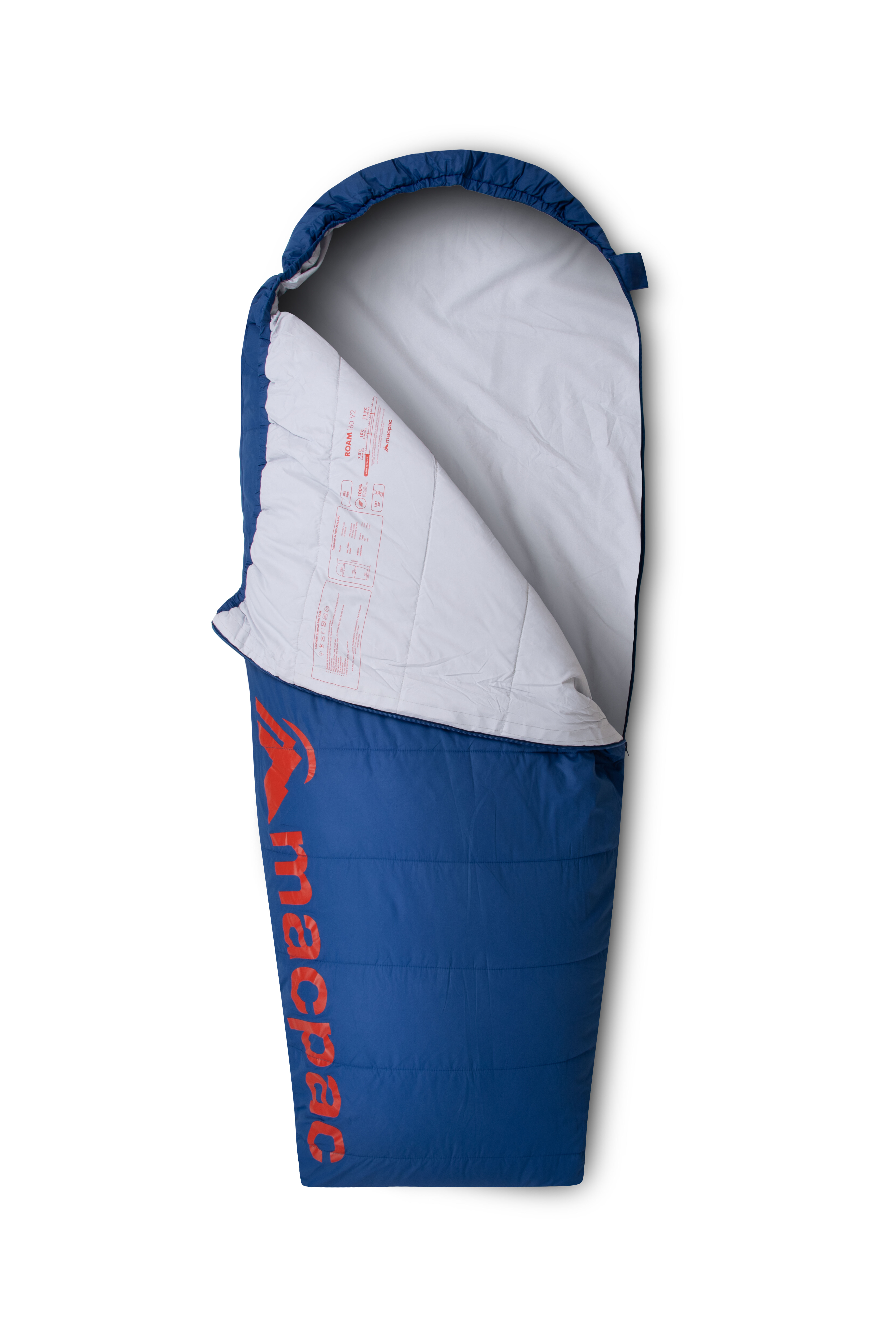 Macpac Kids' Roam 160 Synthetic Sleeping Bag (7.5°C)