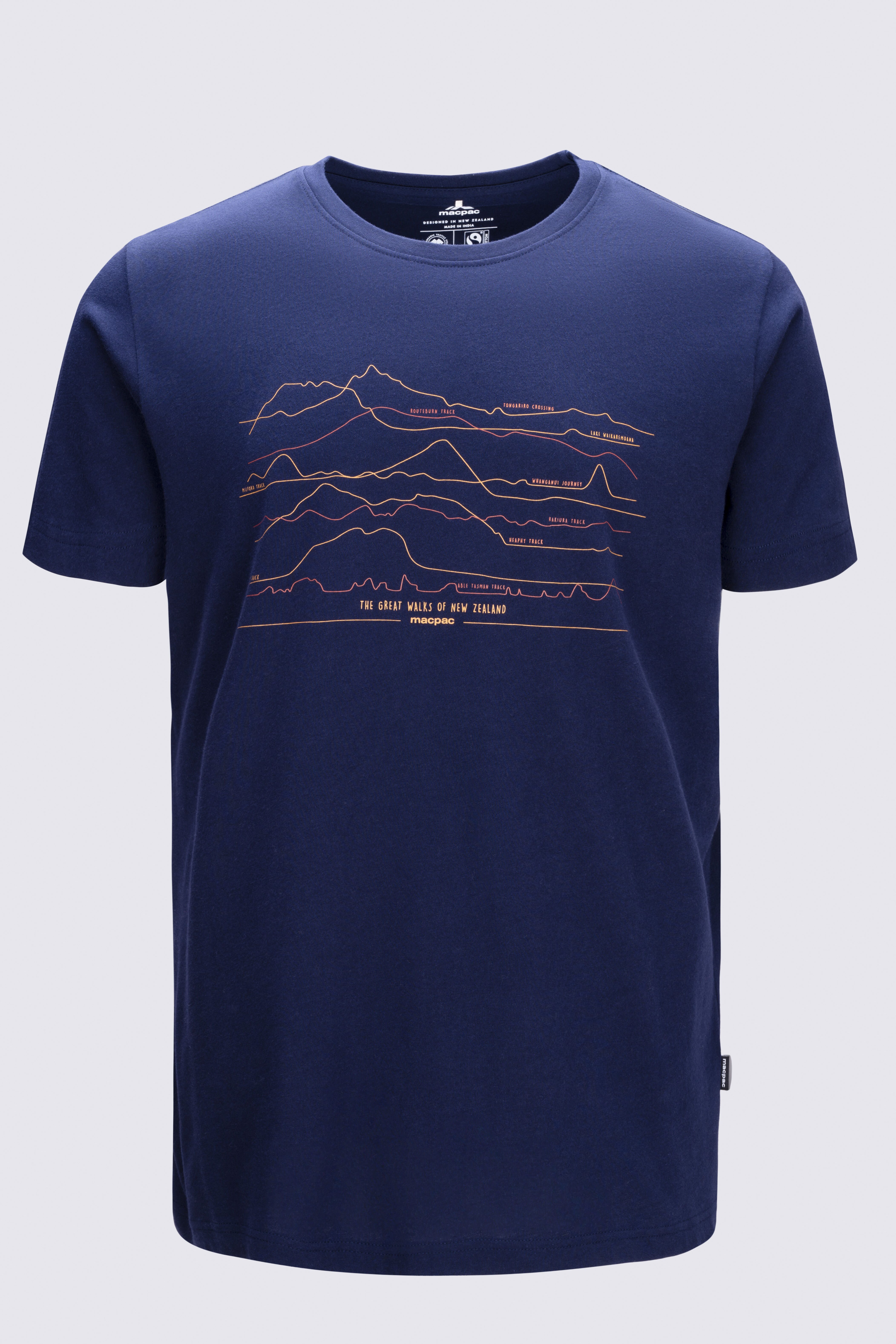 Macpac Men's Fairtrade Organic Cotton Short Sleeve T-Shirt