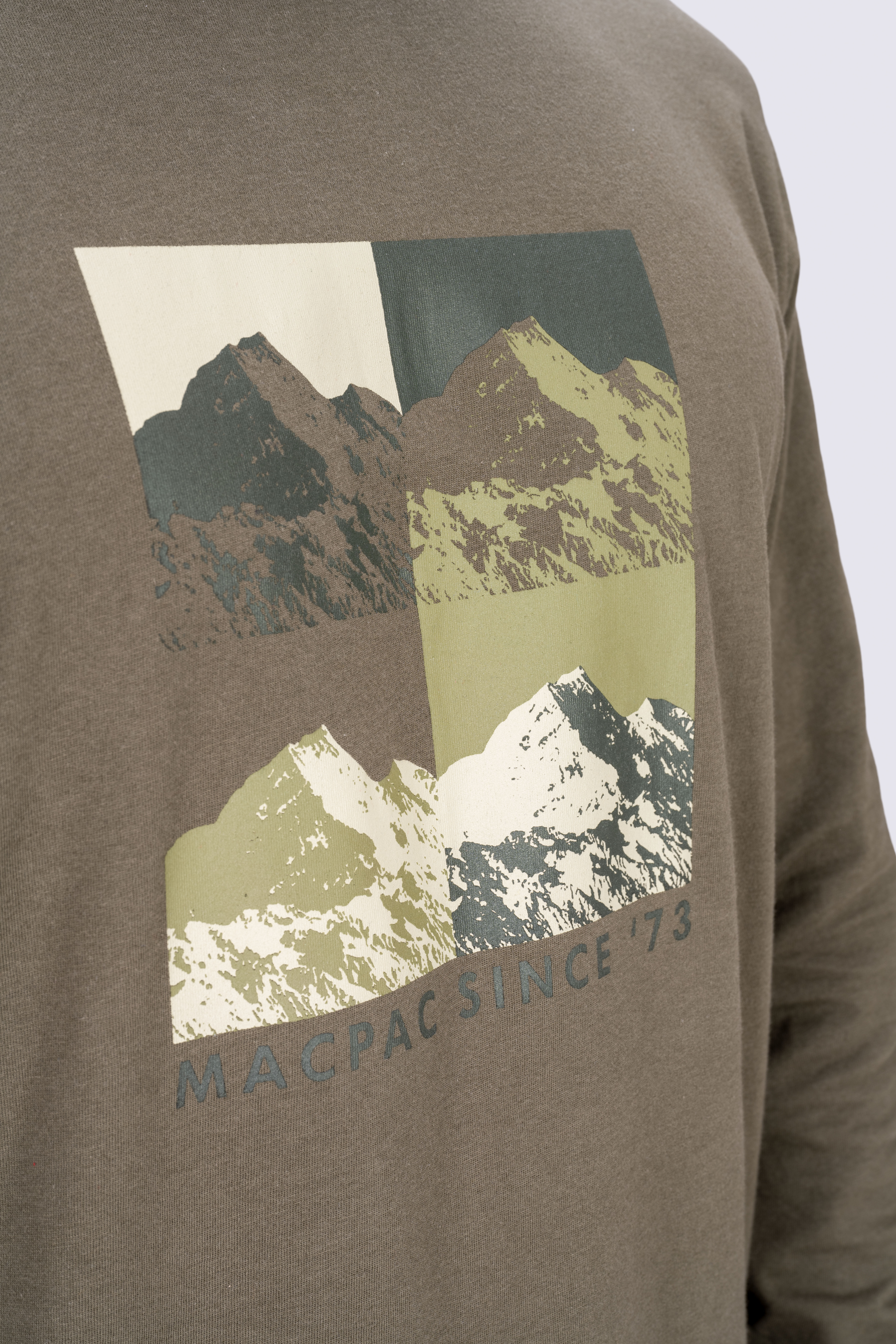 Macpac Men's Fairtrade Organic Cotton Long Sleeve T-Shirt