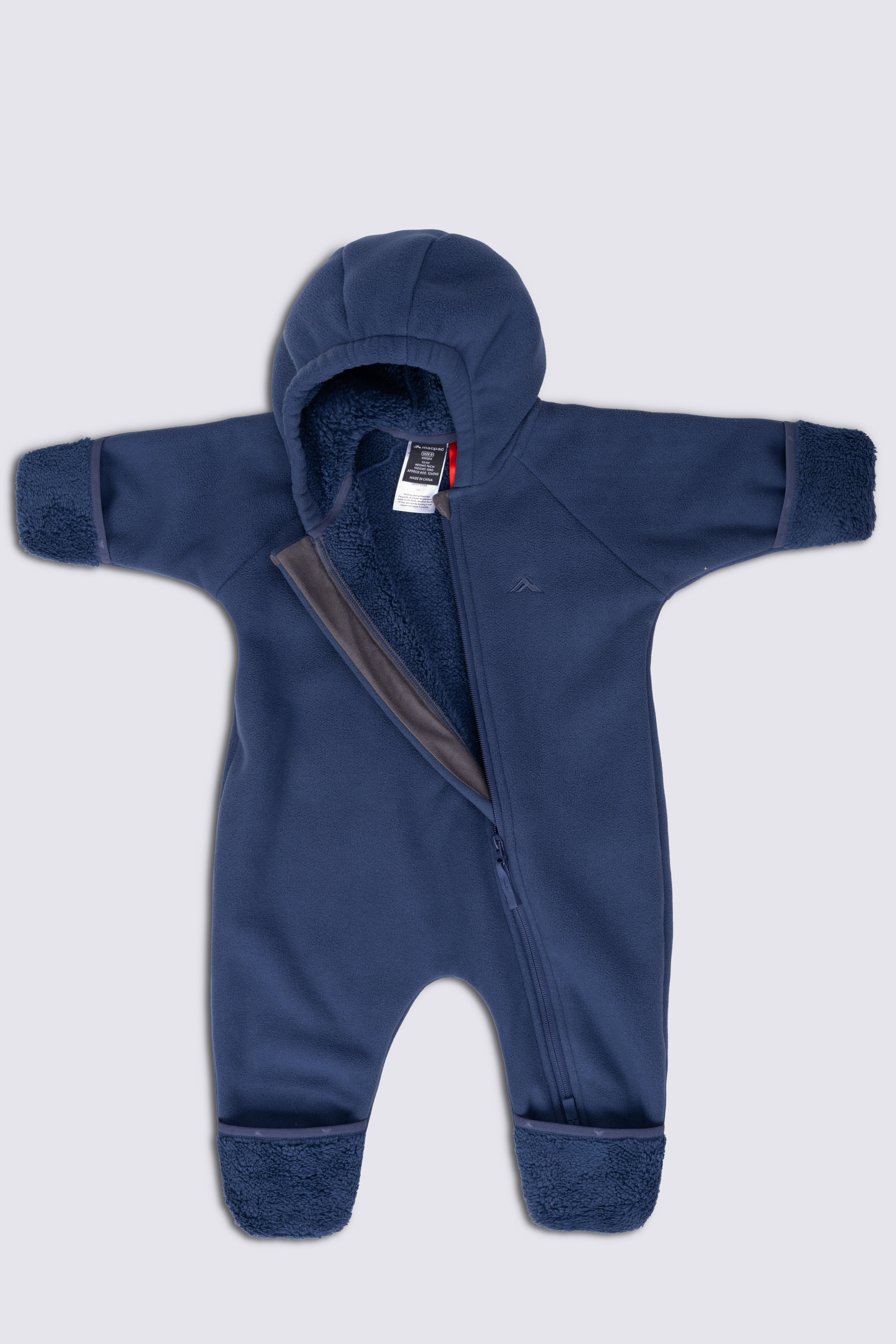 Macpac Baby Acorn Fleece Onesie