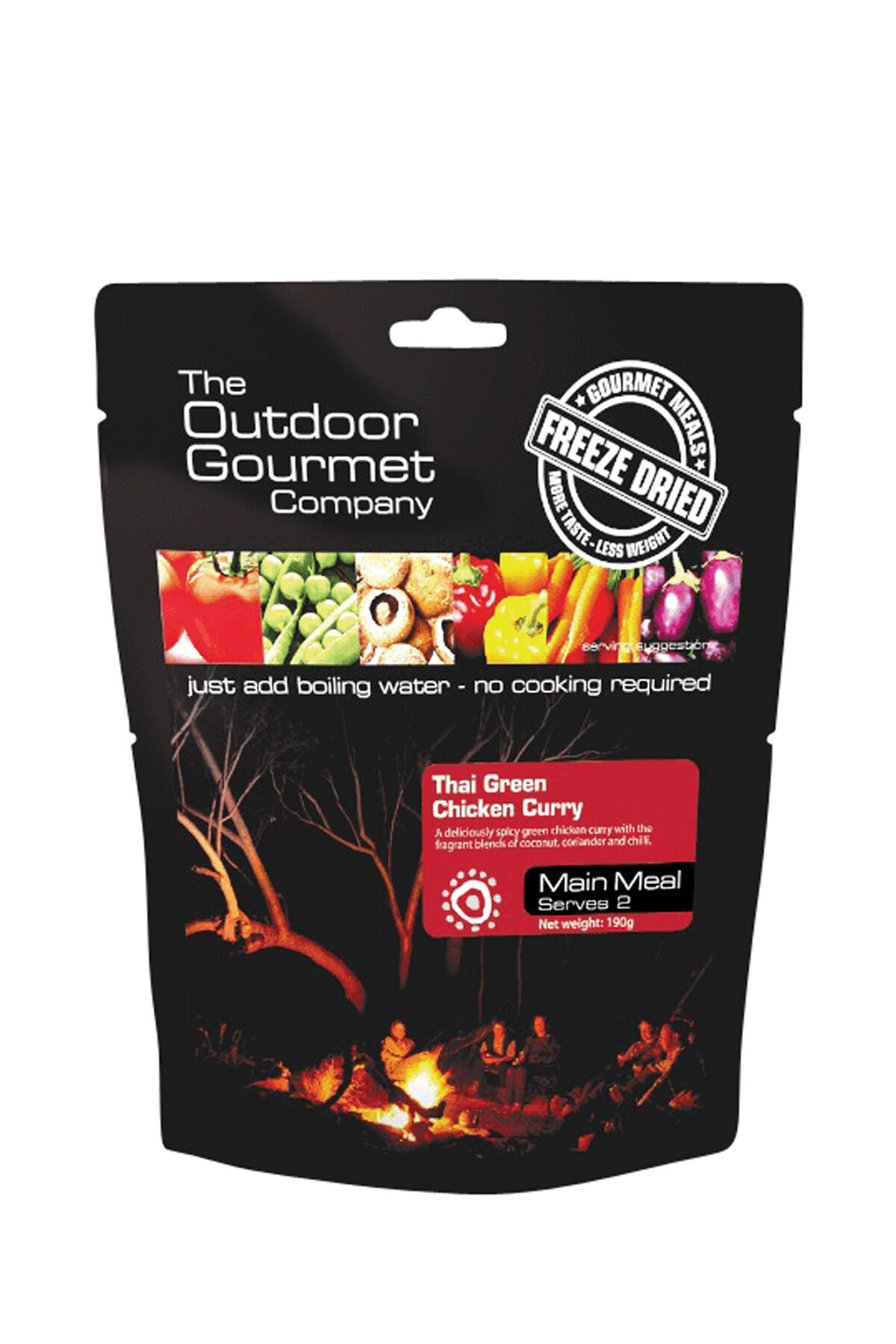 The Outdoor Gourmet Company Thai Green Chicken Curry —190 g