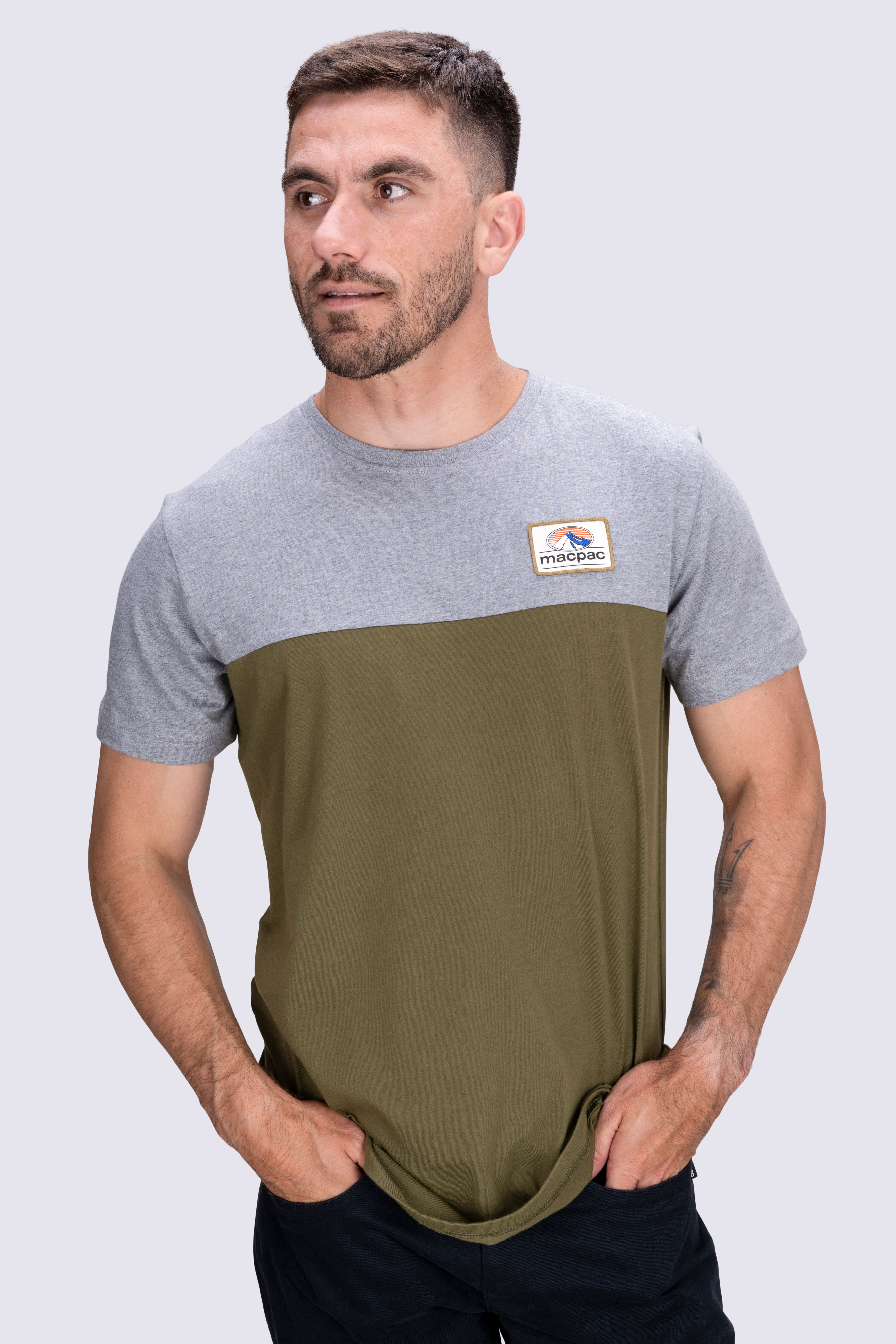 Macpac Patch Panel Fairtrade Organic Cotton Tee — Men's