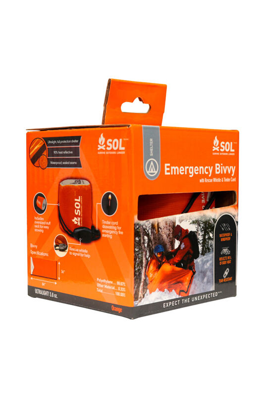 SOL Emergency Bivvy with Rescue Whistle