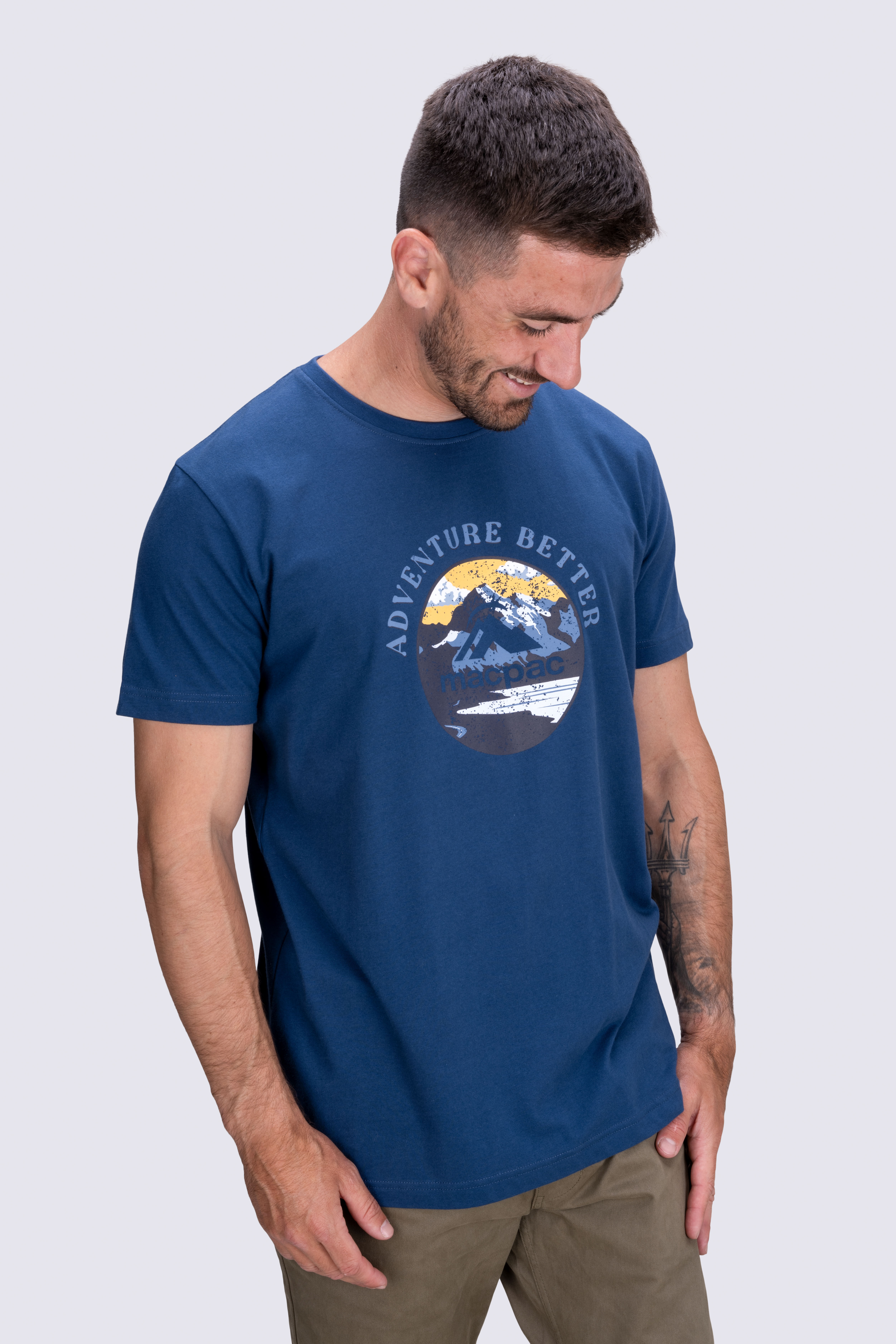 Macpac Men's Fairtrade Organic Cotton Short Sleeve T-Shirt