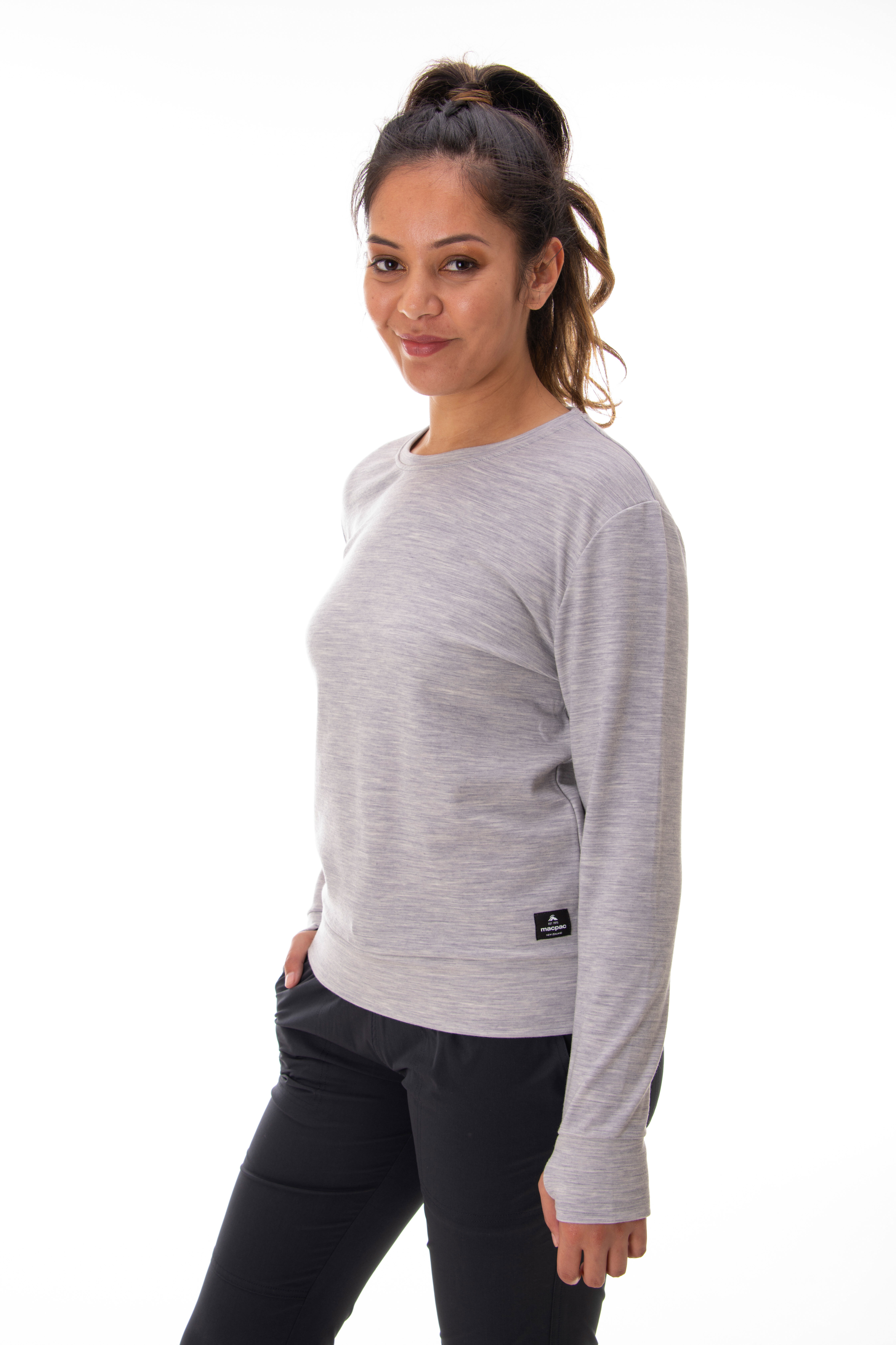 Macpac Women's 280 Merino Blend Long Sleeve Crew