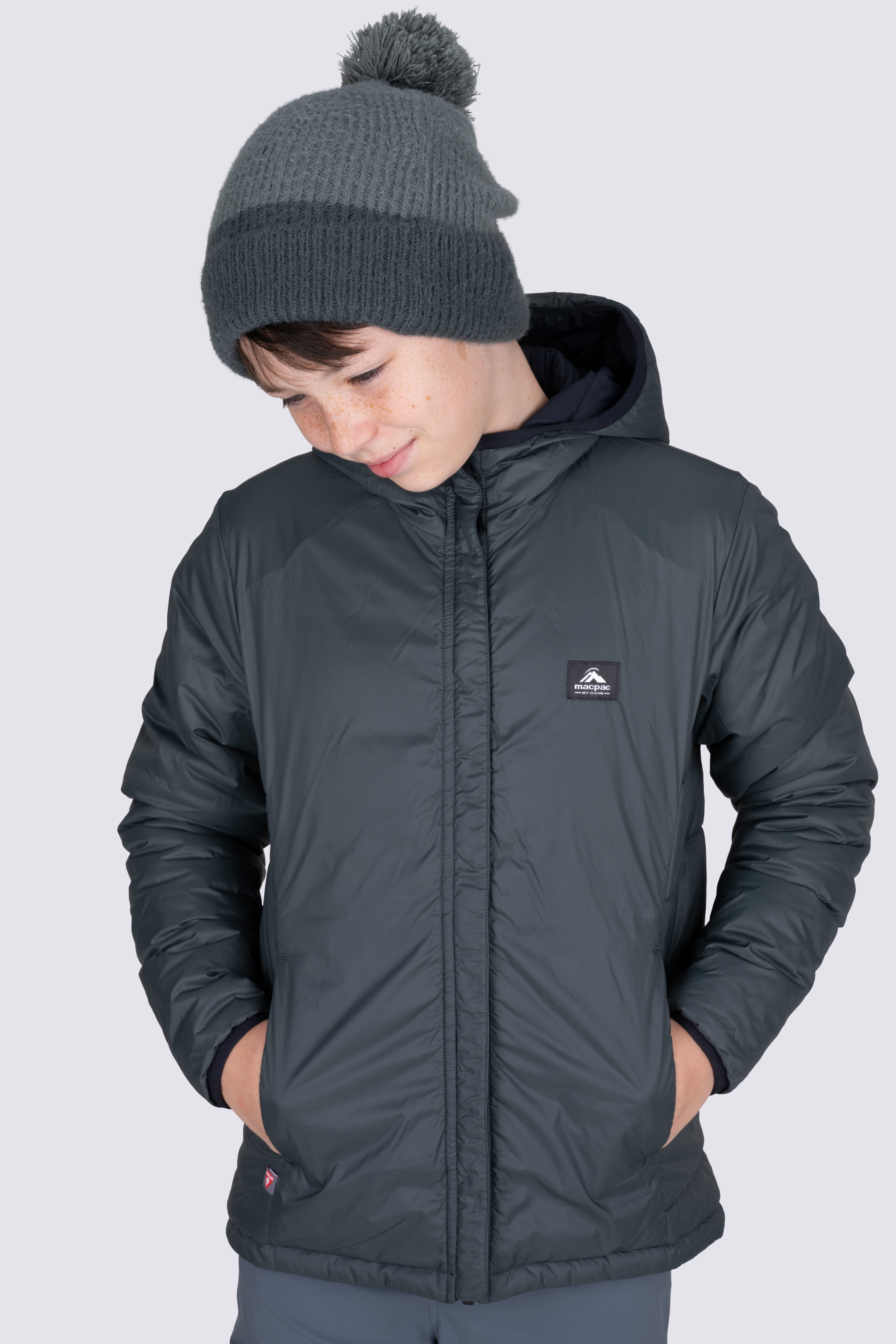 Macpac Kids' Pulsar Alpha Hooded Insulated Jacket