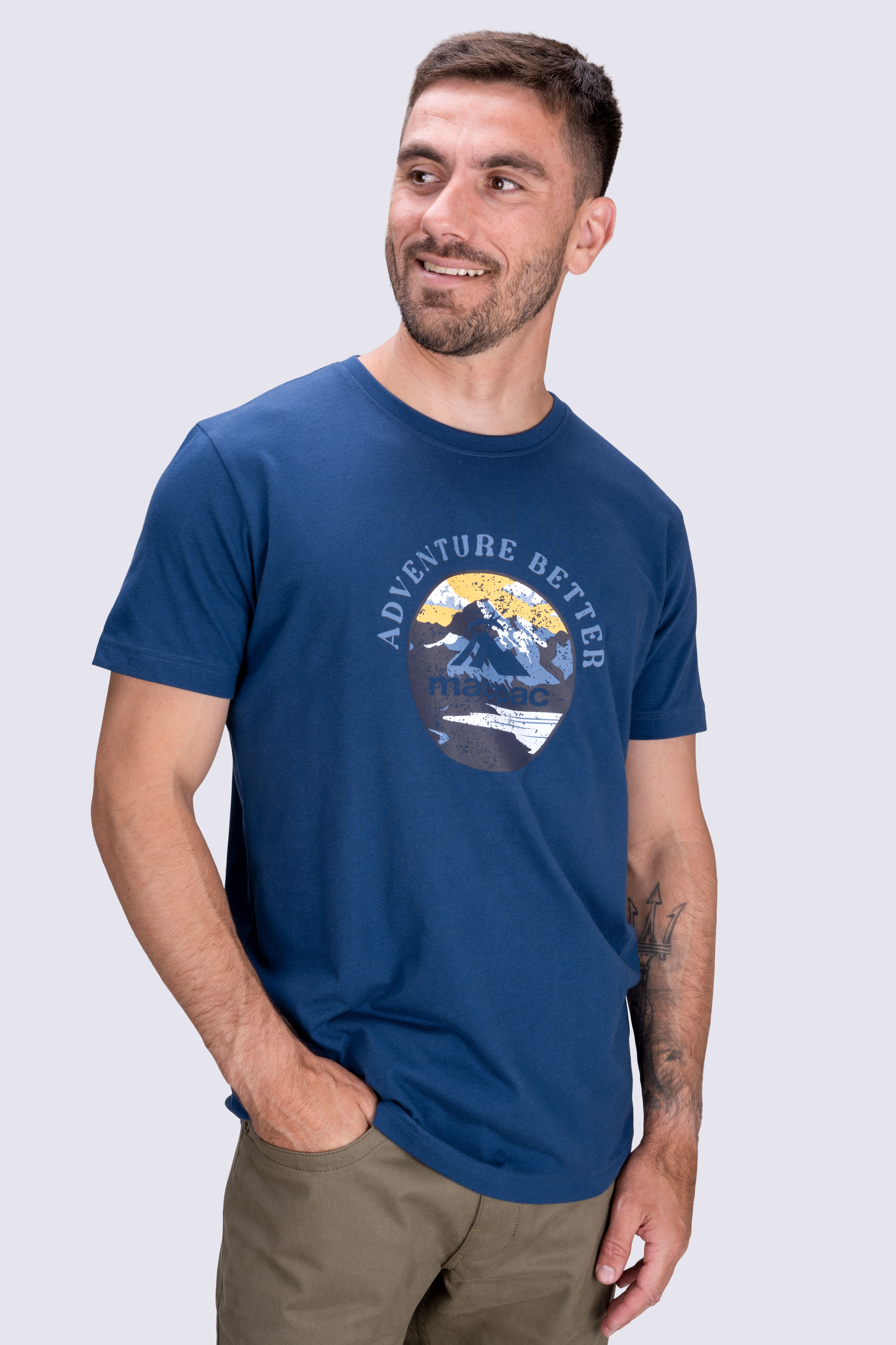 Macpac Men's Fairtrade Organic Cotton Short Sleeve T-Shirt