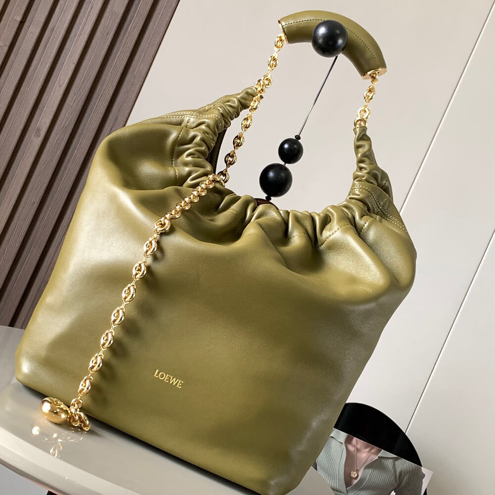 Loewe Medium Squeeze bag in nappa lambskin - Soul Replicas