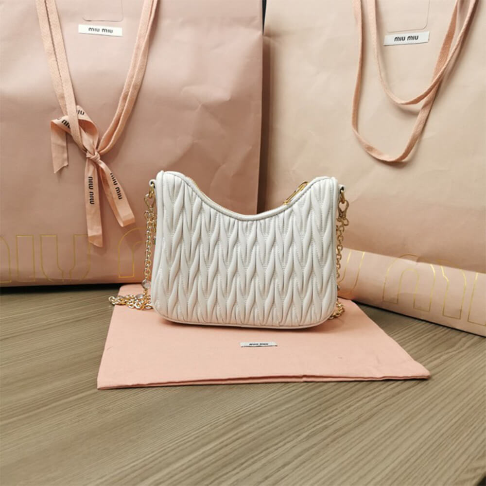 Matelasse nappa leather shoulder bag - Soul Replicas