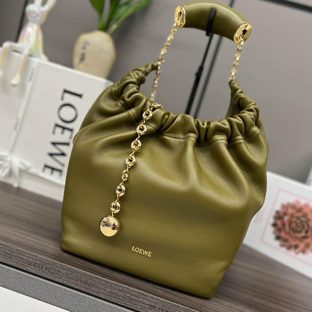 Loewe Small Squeeze bag in nappa lambskin - Soul Replicas