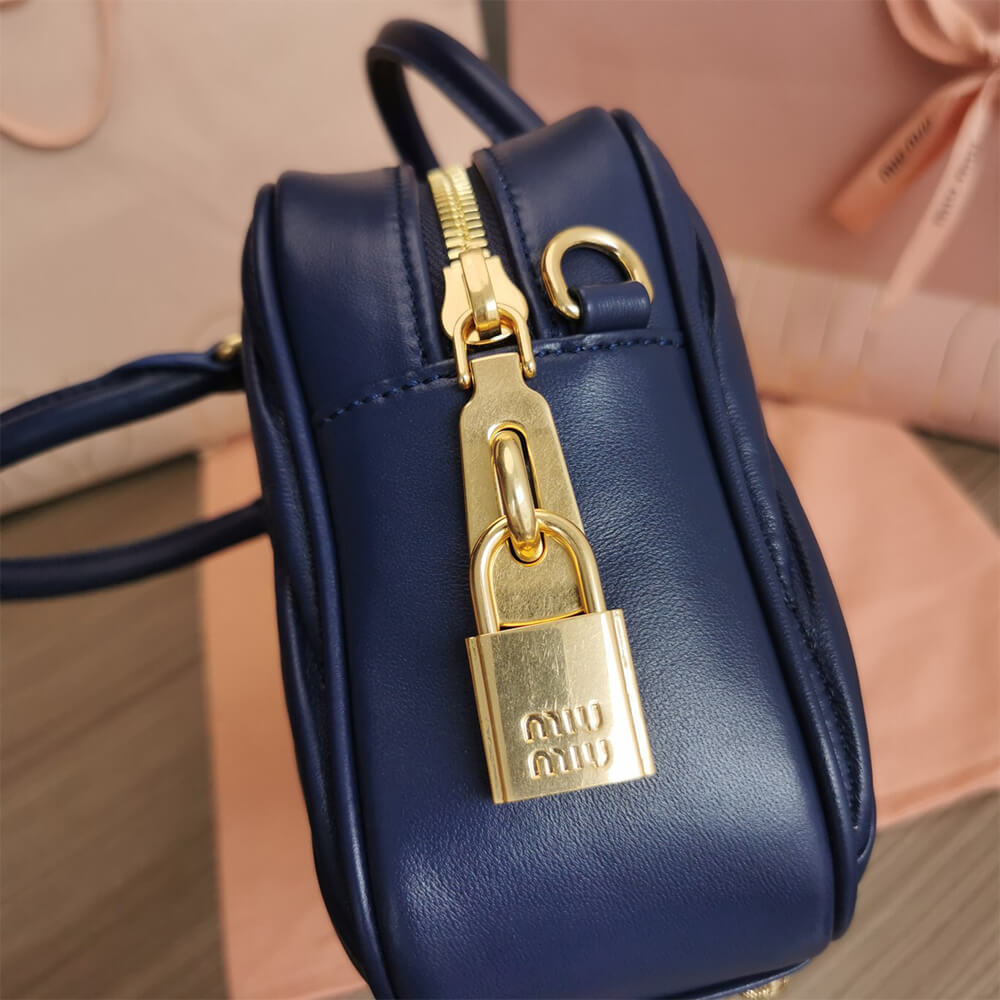 Matelasse nappa leather top-handle bag - Soul Replicas