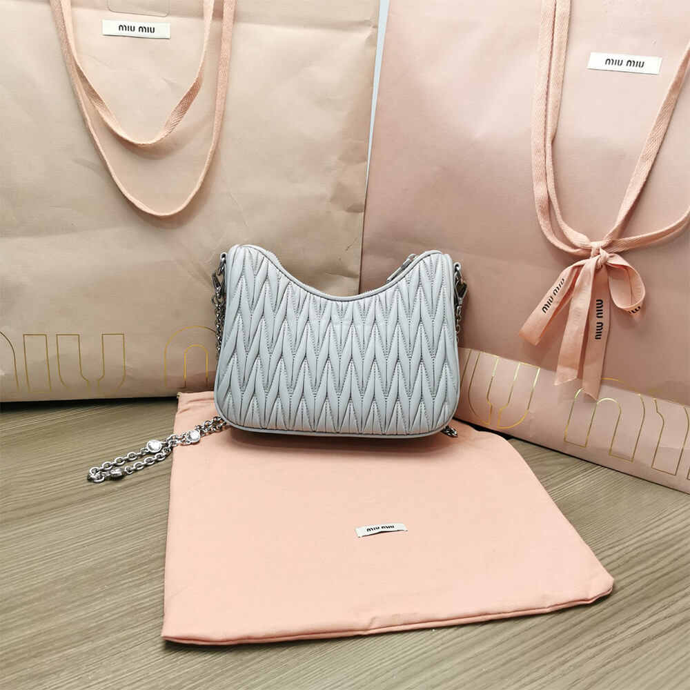 Matelasse nappa leather shoulder bag - Soul Replicas