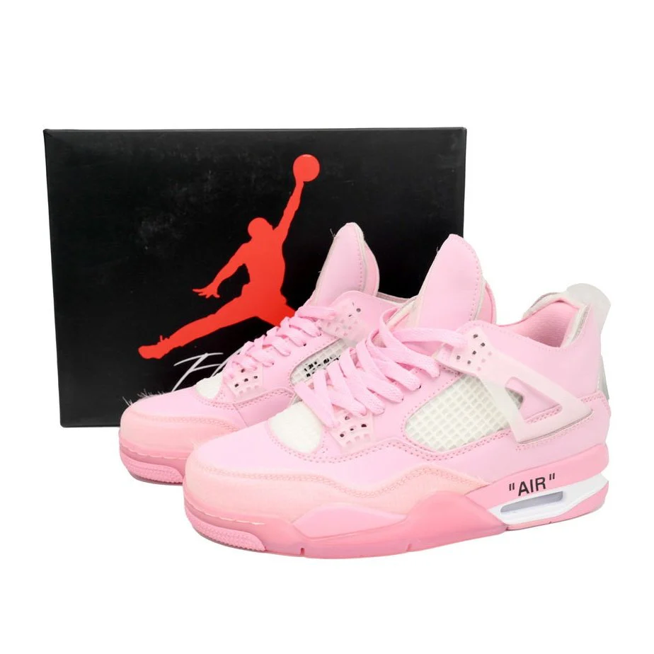 JORDAN 4 x OFF-WHITE ROSE PEACH - Soul Replicas