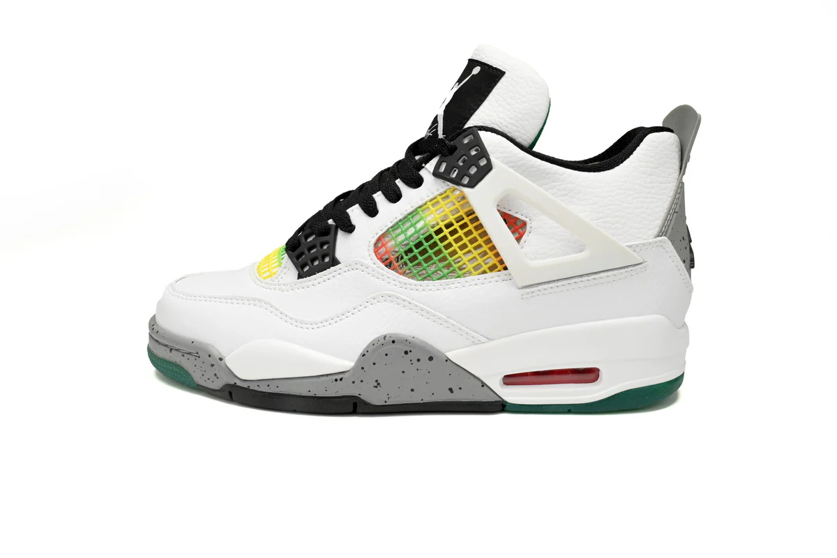 Jordan WMNS 4 Retro Jamaica White Green - Soul Replicas