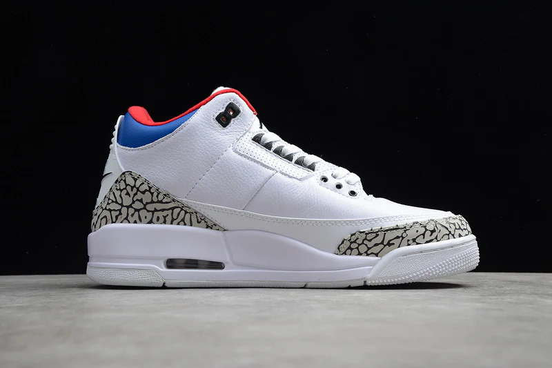 AIR JORDAN 3 SK NRG SEOUL KOREA WHITE/SOAR-ATOM RED - Soul Replicas