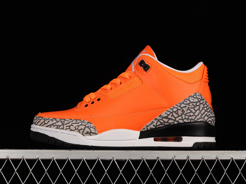 AIR JORDAN 3 RETRO ORANGE/WHITE/BLACK - Soul Replicas