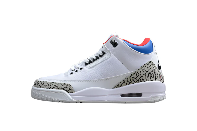 AIR JORDAN 3 SK NRG SEOUL KOREA WHITE/SOAR-ATOM RED - Soul Replicas