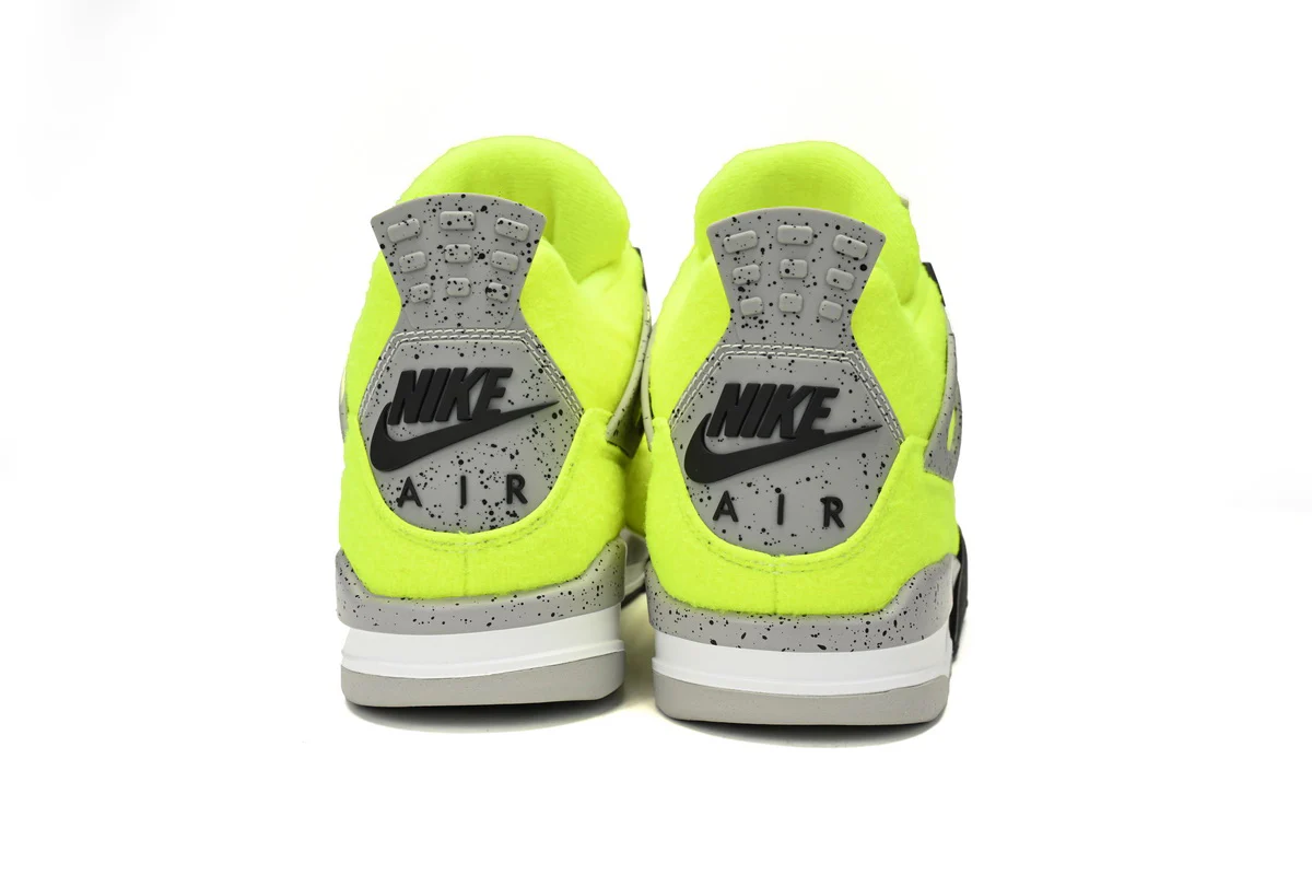 Air jordan 4 Plush Fluorescent Yellow - Soul Replicas