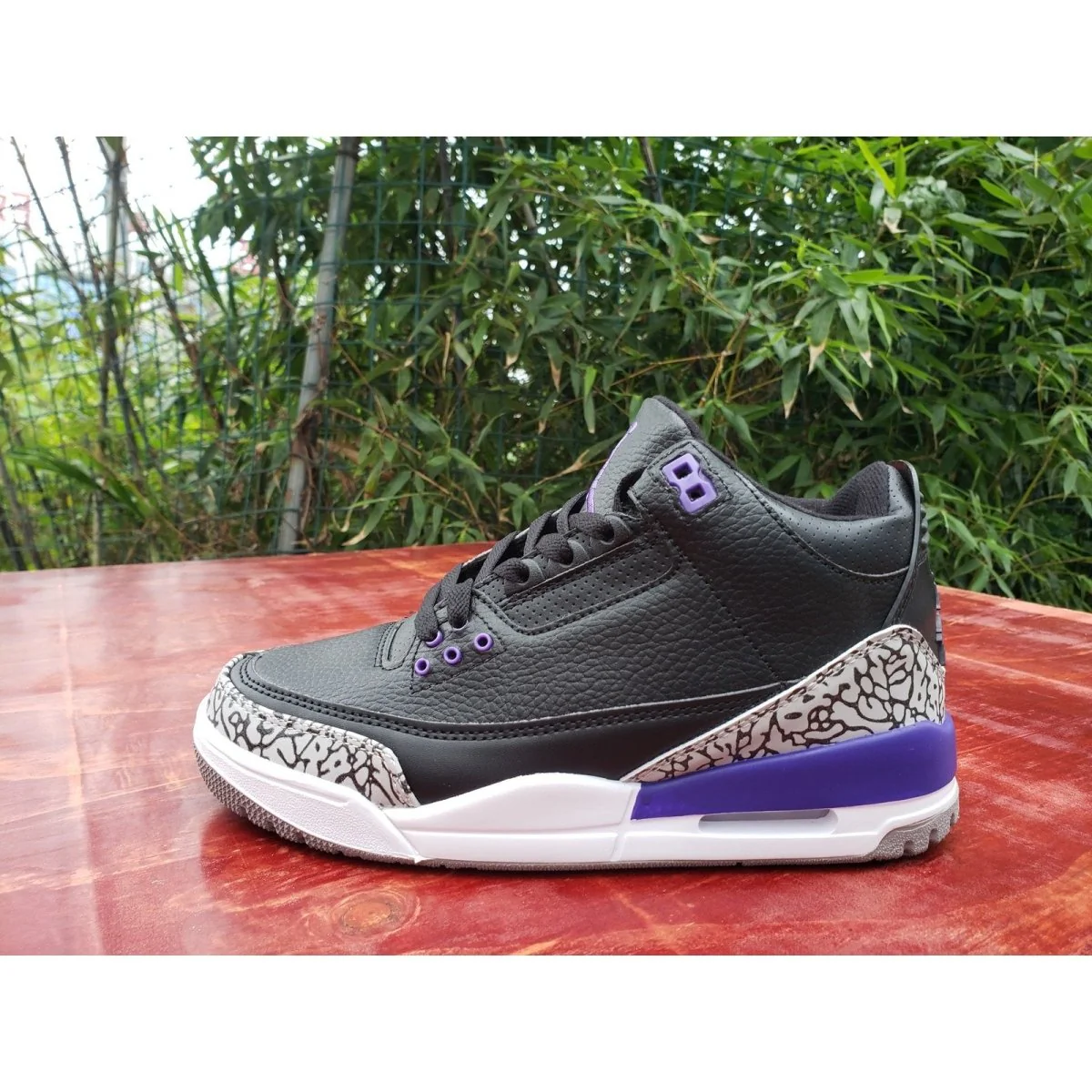 JORDAN 3 RETRO x BLACK COURT PURPLE - Soul Replicas