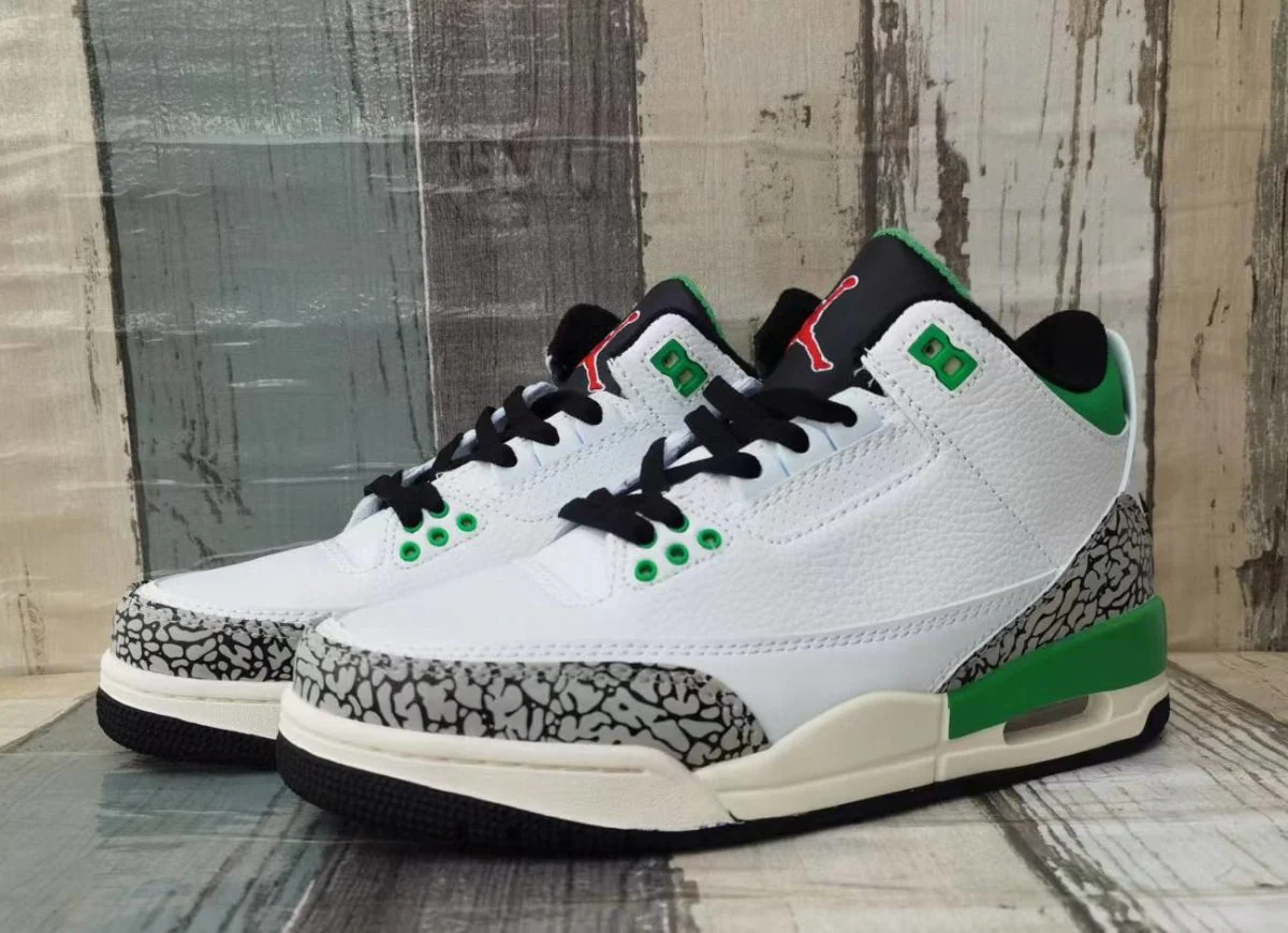 JORDAN 3 x LUCKY GREEN - Soul Replicas