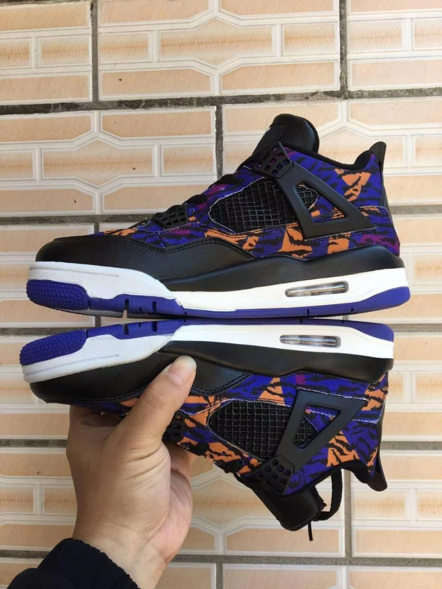 JORDAN 4 x BLACK RUSH VIOLET - Soul Replicas