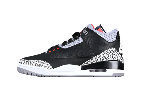 AIR JORDAN 3 RETRO BLACK CEMENT 2018 WHITE/BLACK/GREY - Soul Replicas