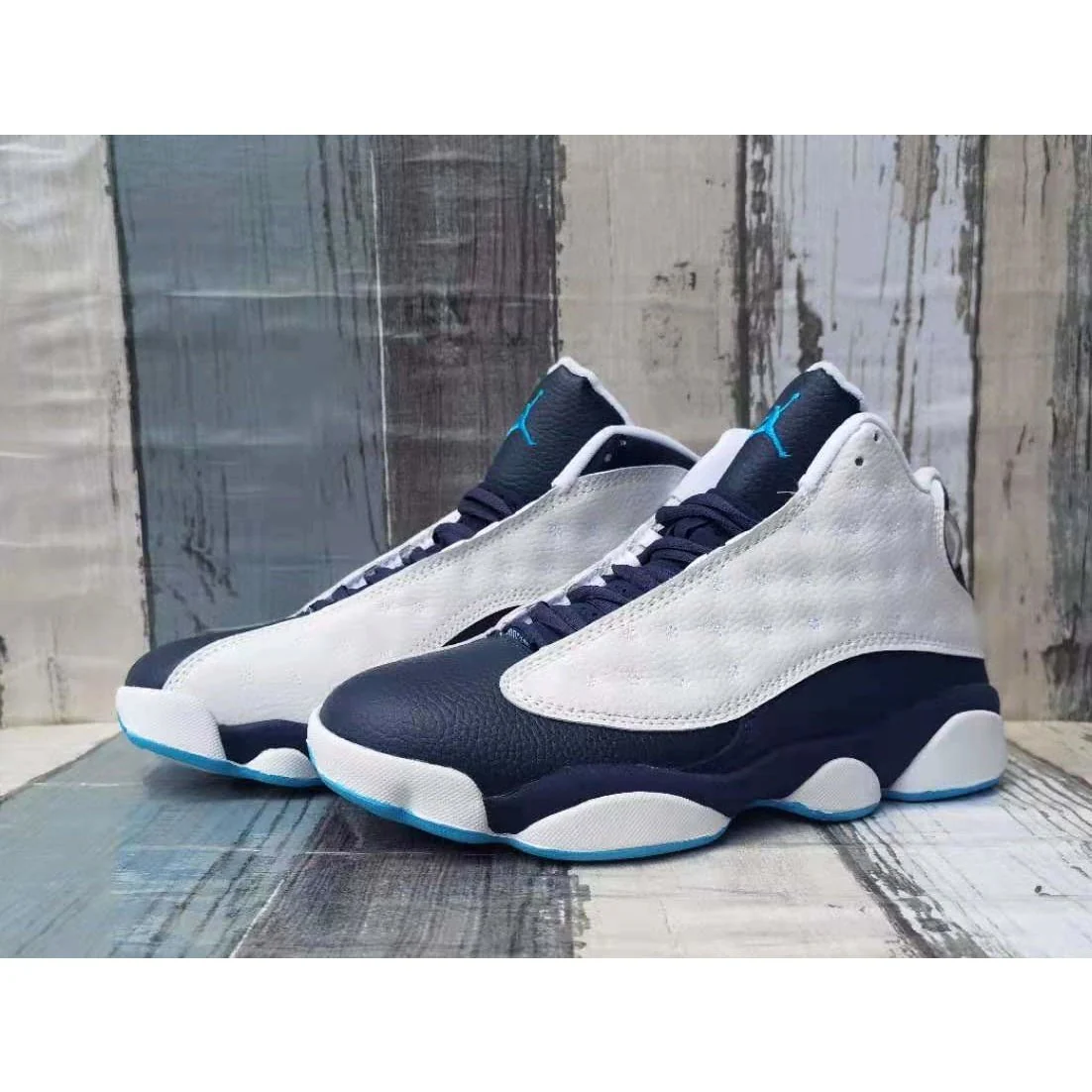 JORDAN 13 RETRO x OBSIDIAN POWDER BLUE WHITE - Soul Replicas