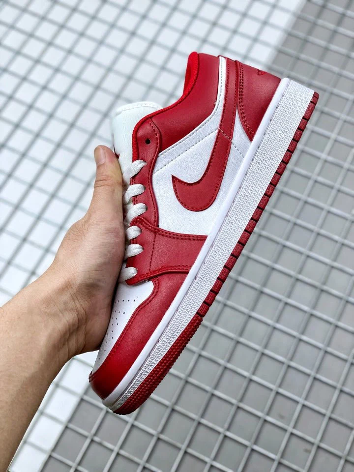 JORDAN 1 LOW x GYM RED WHITE - Soul Replicas