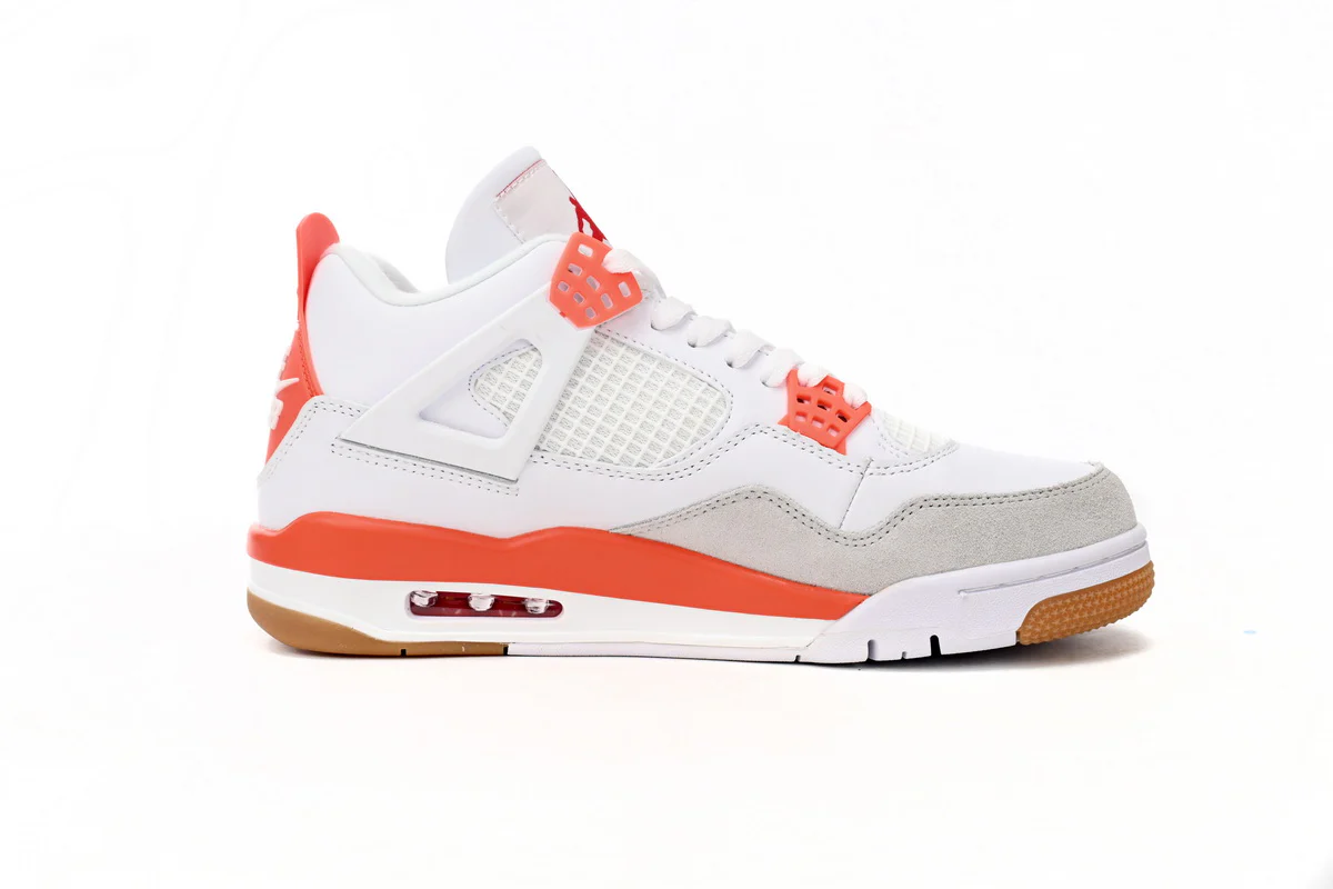 Air Jordan 4 White Orange - Soul Replicas
