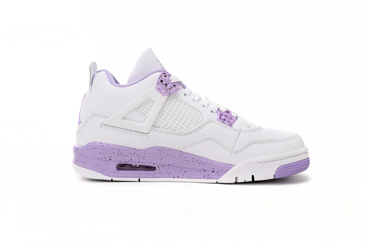 Air Jordan 4 White Purple - Soul Replicas