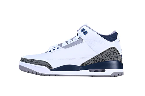 AIR JORDAN 3 RETRO MIDNIGHT NAVY WHITE/BLACK/GREY/BLUE - Soul Replicas