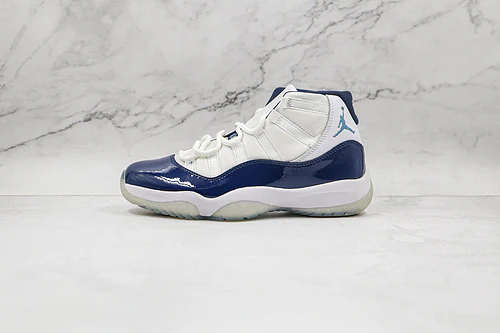 AIR JORDAN 11 RETRO WIN LIKE 82 WHITE/MIDNIGHT NAVY-UNIVERSITY BLU - Soul Replicas