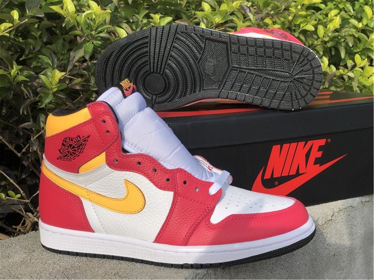 JORDAN 1 RETRO HIGH OG x LIGHT FUSION  RED - Soul Replicas