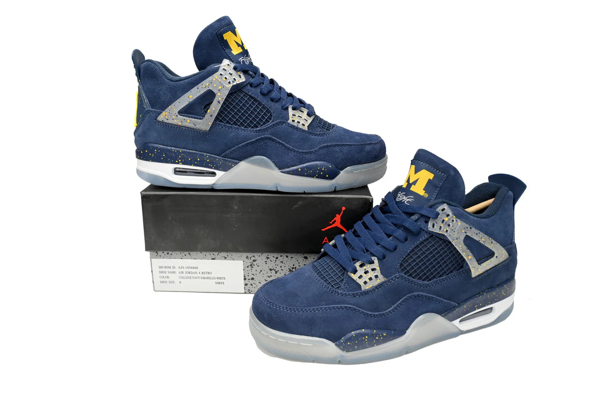 Air Jordan 4 Retro University of Michigan - Soul Replicas