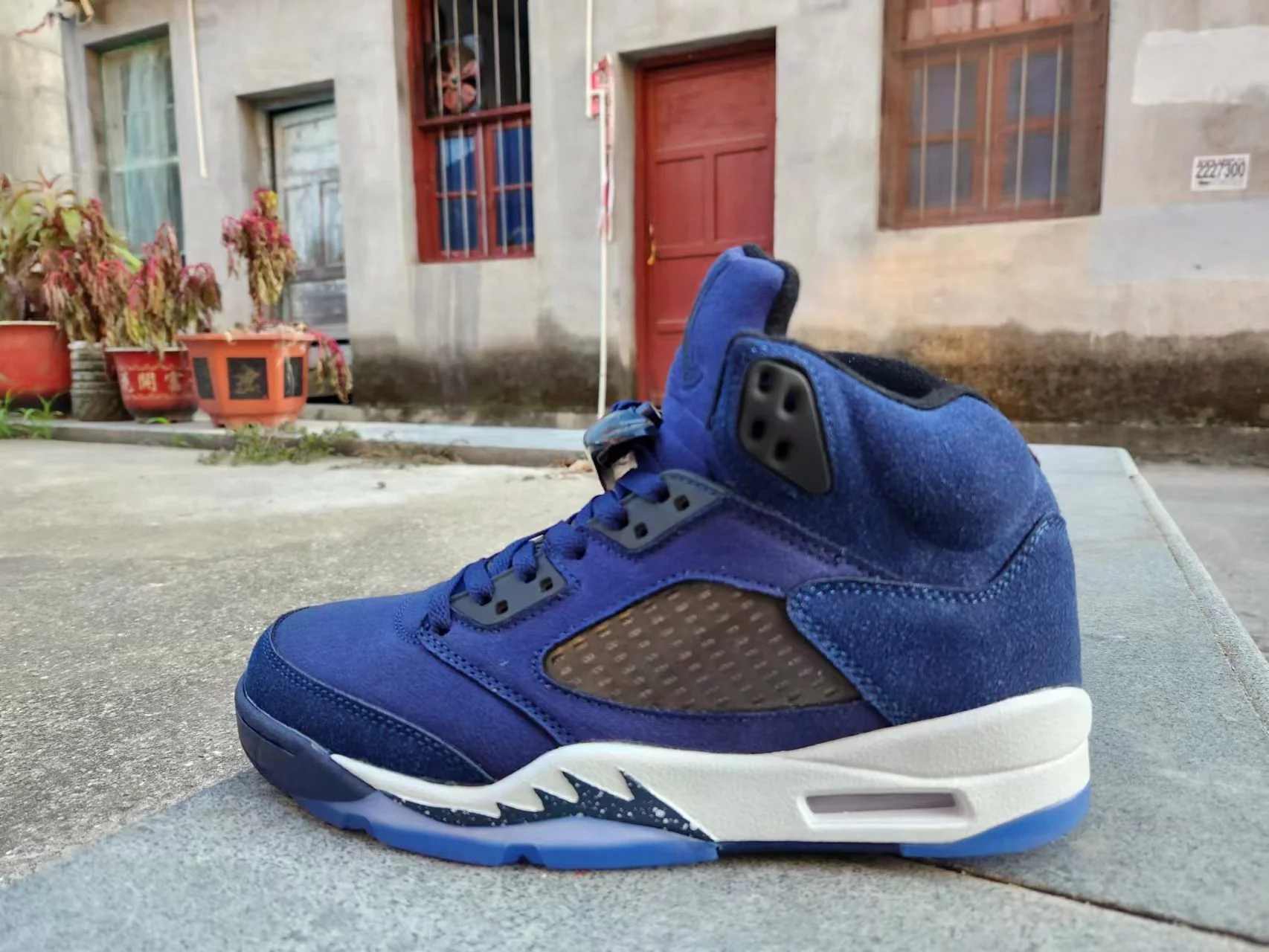 Jordan 5 blue and white - Soul Replicas