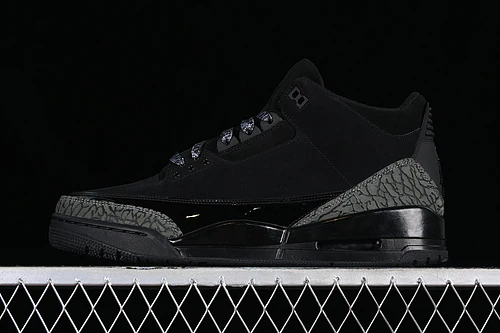 AIR JORDAN 3 RETRO BLACK/GREY - Soul Replicas