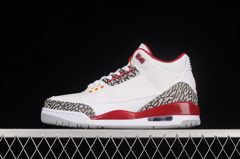 AIR JORDAN 3 RETRO WHITE/LIGHT CURRY/CARDINAL RED/CEMENT GREY - Soul Replicas