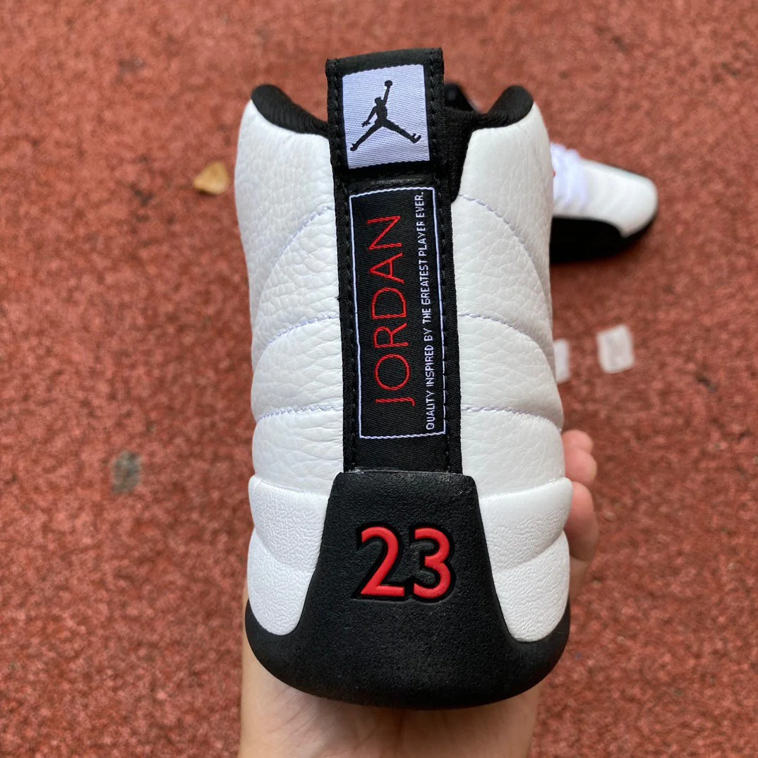 Jordan 12 Retro 'White/Black/Red' - Soul Replicas