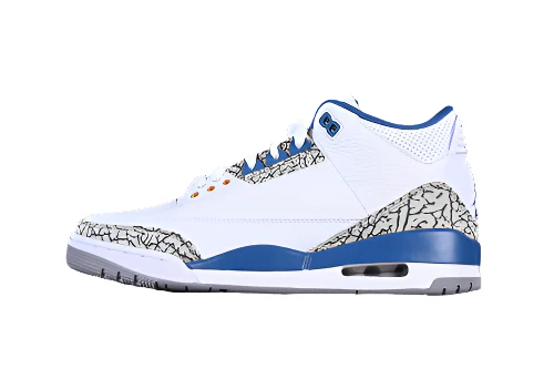 AIR JORDAN RETRO 3 WHITE/GREY/BLACK/BLUE - Soul Replicas