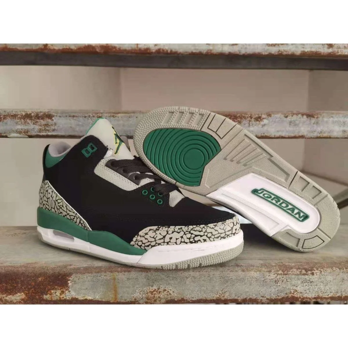 JORDAN 3 RETRO x PINE GREEN - Soul Replicas