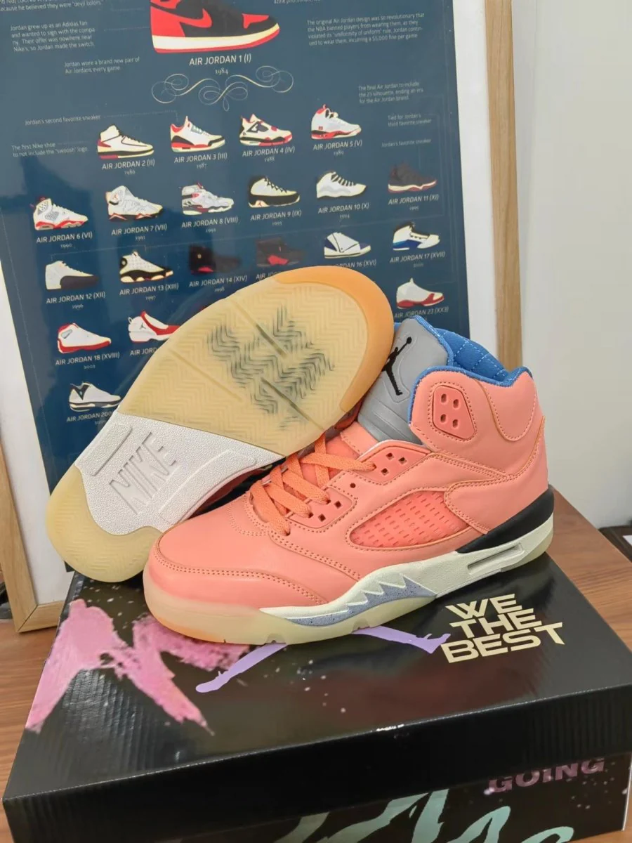 JORDAN 5 RETRO x DJ KHALED WE ARE THE BEST CRIMSON BLISS - Soul Replicas