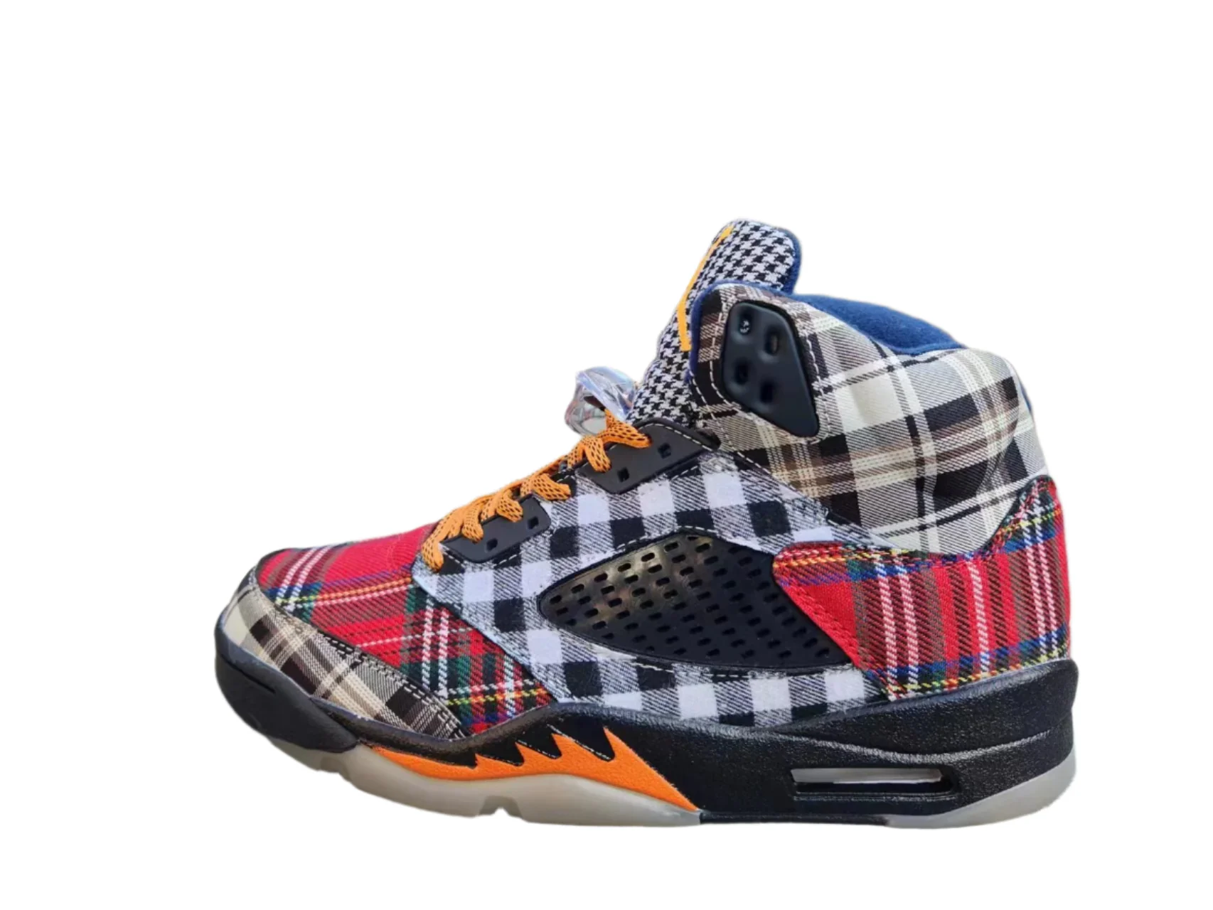 Jordan 5 bold plaid multi-colorway - Soul Replicas