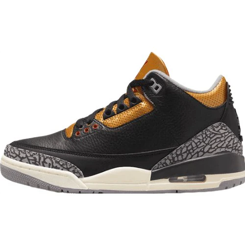 JORDAN 3 x BLACK CEMENT GOLD - Soul Replicas