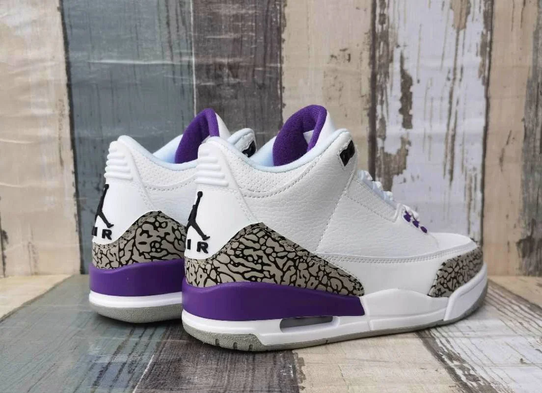 JORDAN 3 RETRO x DARK IRIS - Soul Replicas