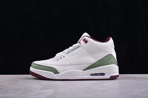 AIR JORDAN 3 RETRO YEAR OF THE DRAGON WHITE/GREEN/RED - Soul Replicas