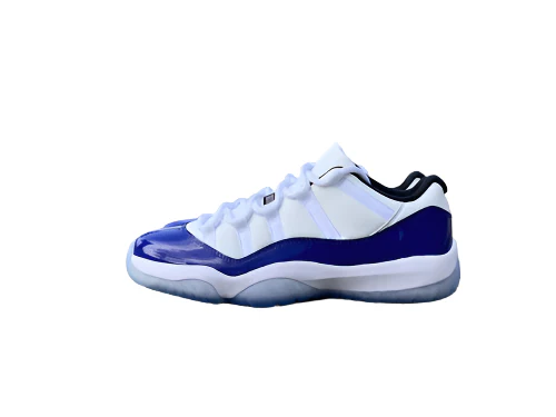 AIR JORDAN 11 LOW PURPLE CONCORD WHITE/BLACK-CONCORD - Soul Replicas