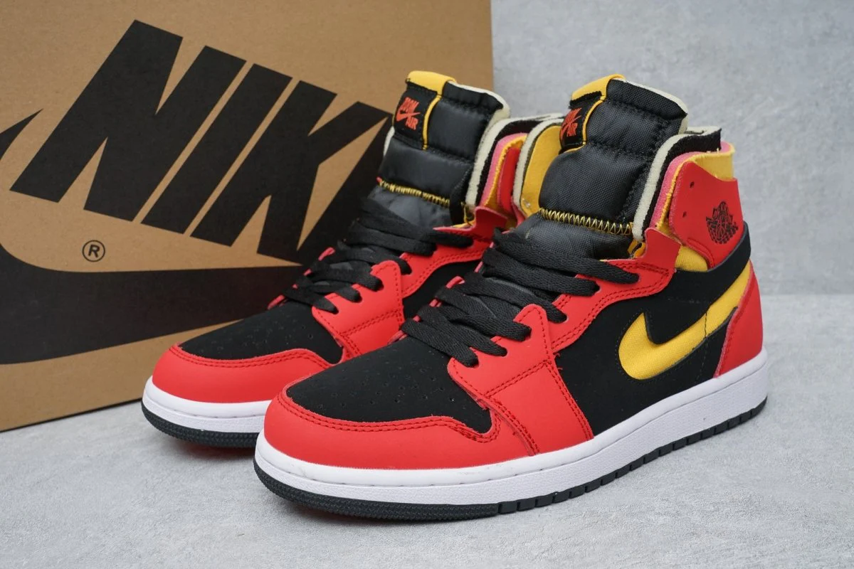 JORDAN 1 HIGH ZOOM AIR CMFT x BLACK CHILE RED - Soul Replicas