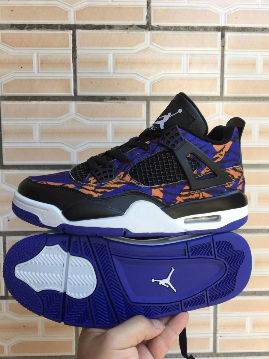 JORDAN 4 x BLACK RUSH VIOLET - Soul Replicas