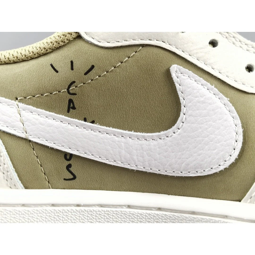 JORDAN 1 LOW GOLF x TRAVIS SCOTT NEUTRAL OLIVE - Soul Replicas