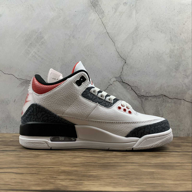AIR JORDAN 3 RETRO DENIM SE FIRE RED WHITE/FIRE RED/BLACK - Soul Replicas
